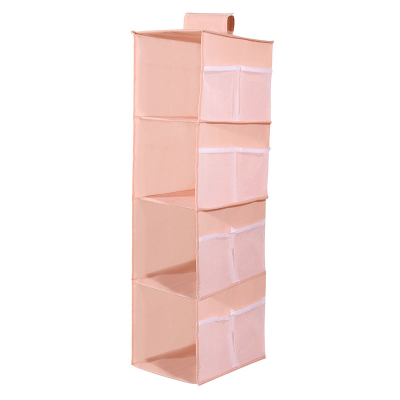 Multi-layer  Washable Wardrobe Foldable Hanging cloth Storage Hanging Bag Underwear Socks Storage Bag