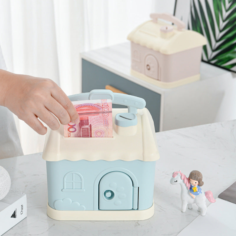 Creative New Mini Bank Storage Box Children&#039;s Storage Box Multifunctional Plastic Money Box